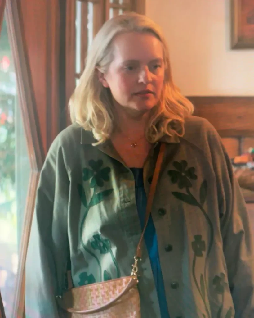 Mary's Green Floral Embroidered Jacket