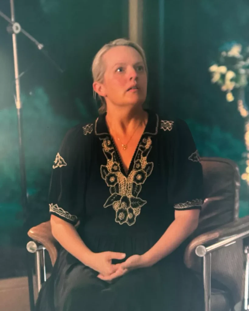 Mary's Navy Embroidered Maxi Dress