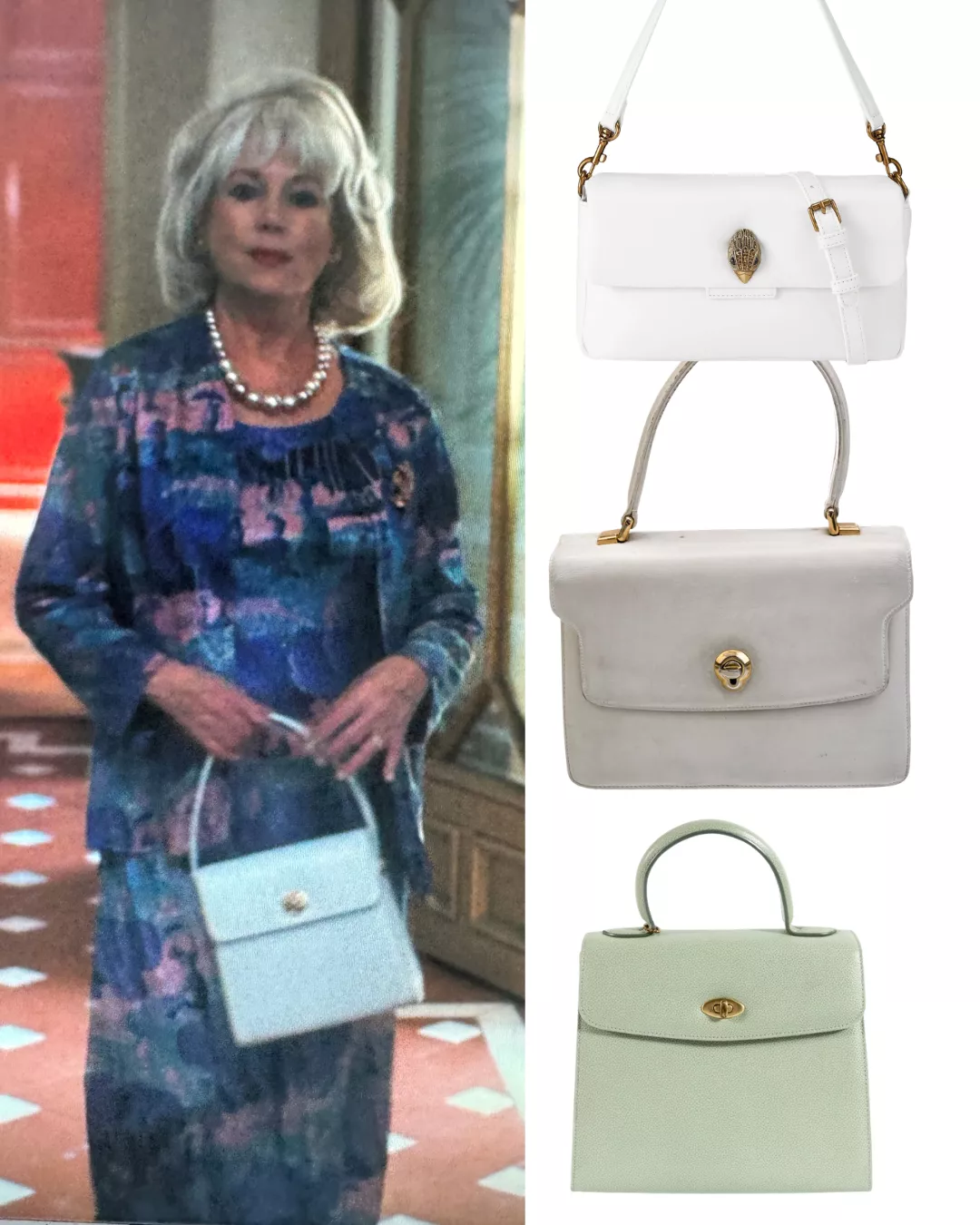 Mary's White Handbag