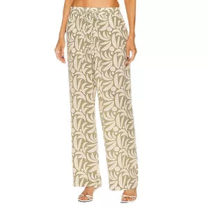 Matteau Drawstring Trousers in Sage Palmas