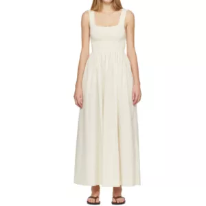 Matteau Knit and Cotton Maxi Dress