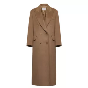 Max Mara double-breasted camel coat
