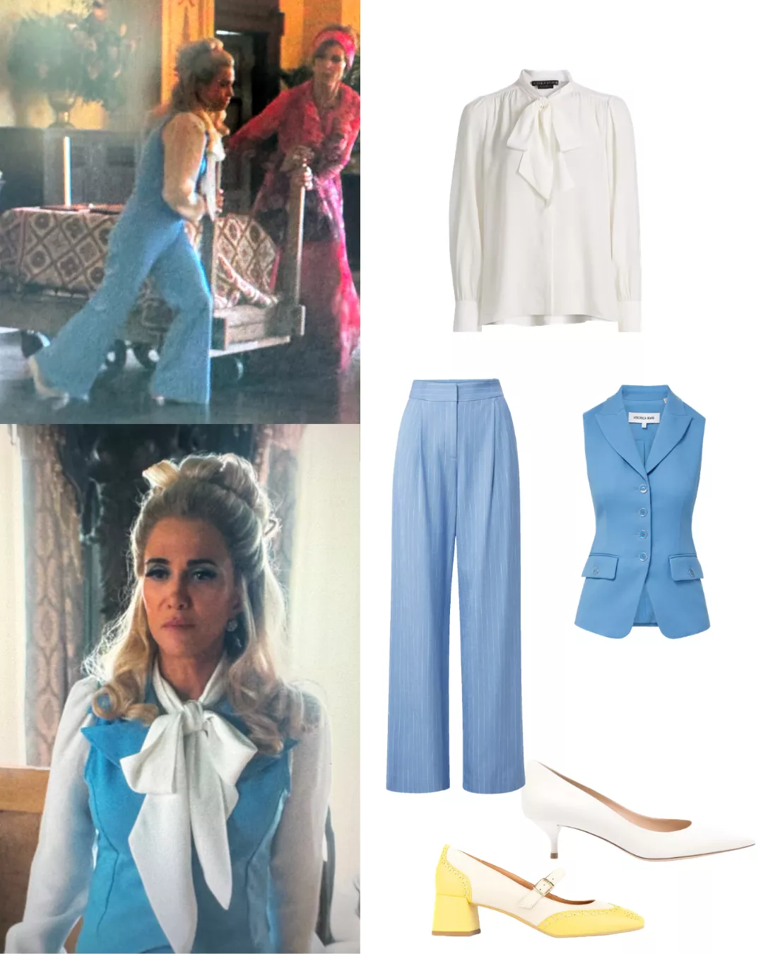 Maxine’s Blue Vest Suit