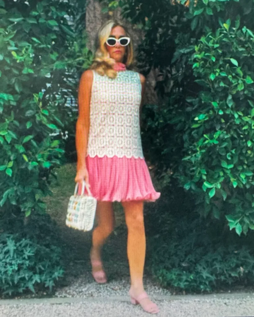 Maxine’s Crochet Pink Dress