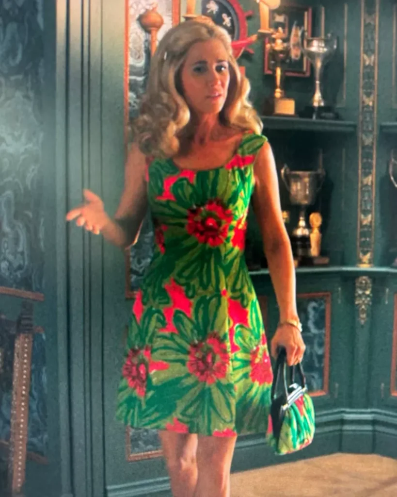 Maxine's Green and Pink Tropical Dress