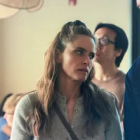 Mel's Grey Short Sleeve Sweater