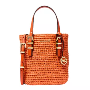 Michael Kors Brown Crochet Small Bag orange