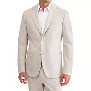 Michael Kors Men's Classic-Fit Tan Texture Suit Separate Jacket