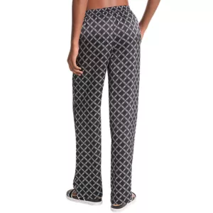 MICHAEL Michael Kors Empire Logo Satin Pajama Pants
