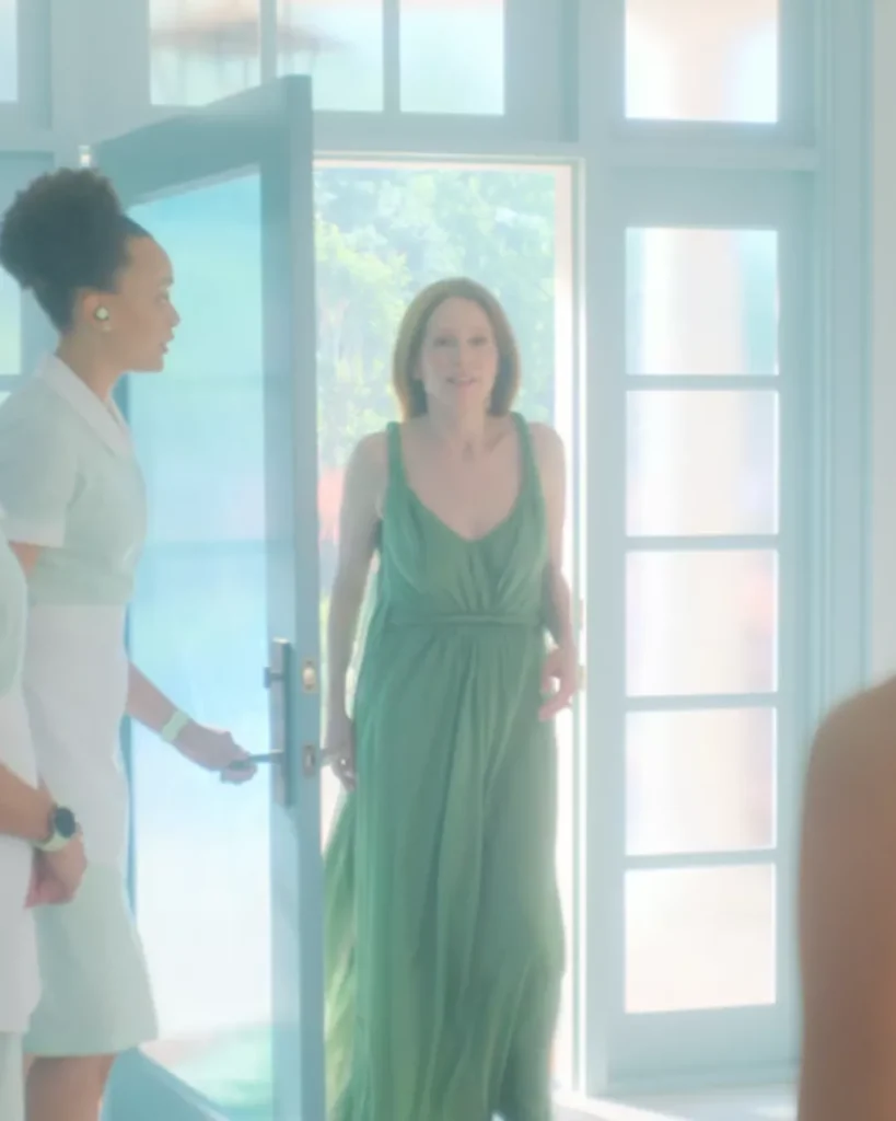 Michaela's Green Dress