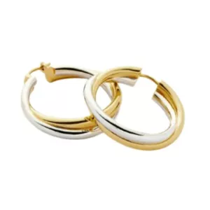Missoma Lucy Williams Entwine Large Hoop Earrings