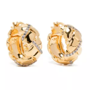 Missoma x Lucy Williams Waffle hoop earrings