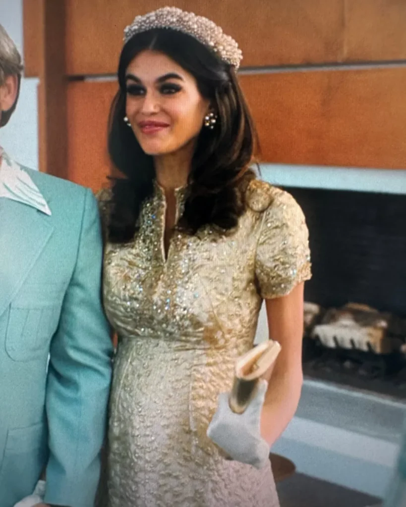 Mitzi’s Gold Dress