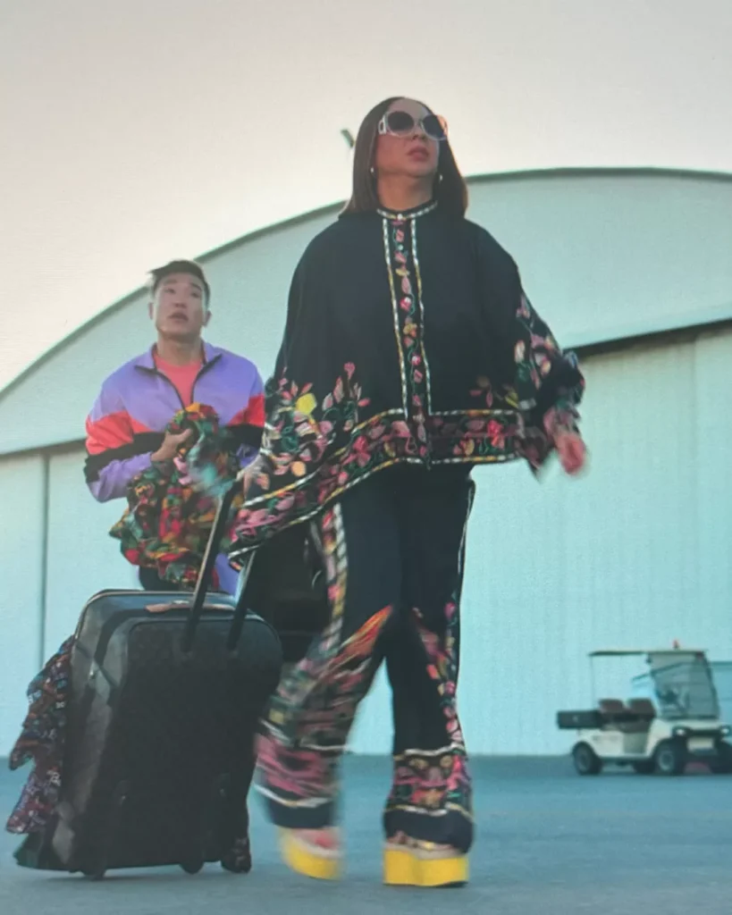 Molly's Black Floral Pants