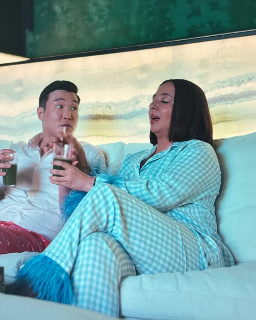 Molly's Blue and White Plaid Pajamas