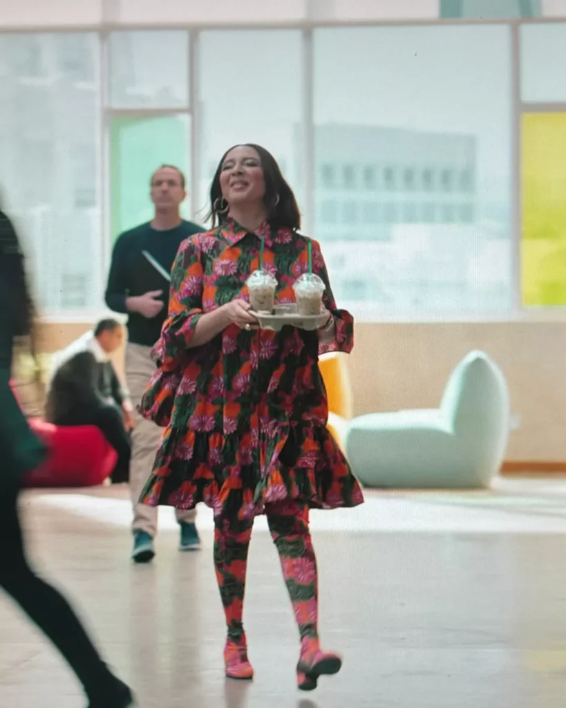 Molly's Floral Knee-Length Dress