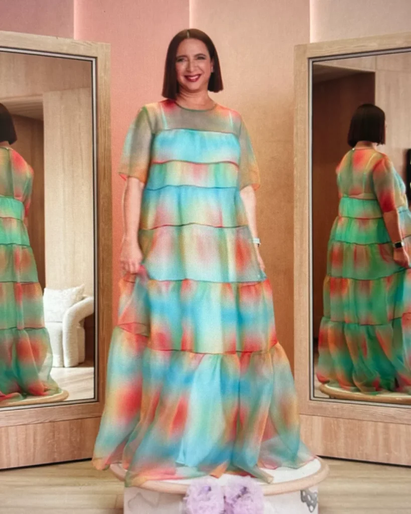 Molly's Rainbow Tiered Dress