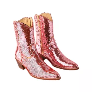 Momo Chameleon Sequin Boots