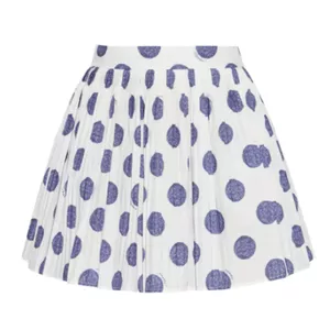 Moschino cotton pleated skirt