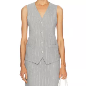 Moschino Jeans pinstripe vest