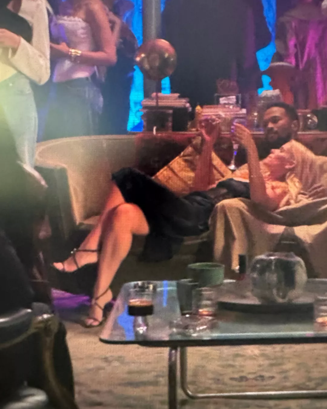 Nancy's Black Strappy Heels