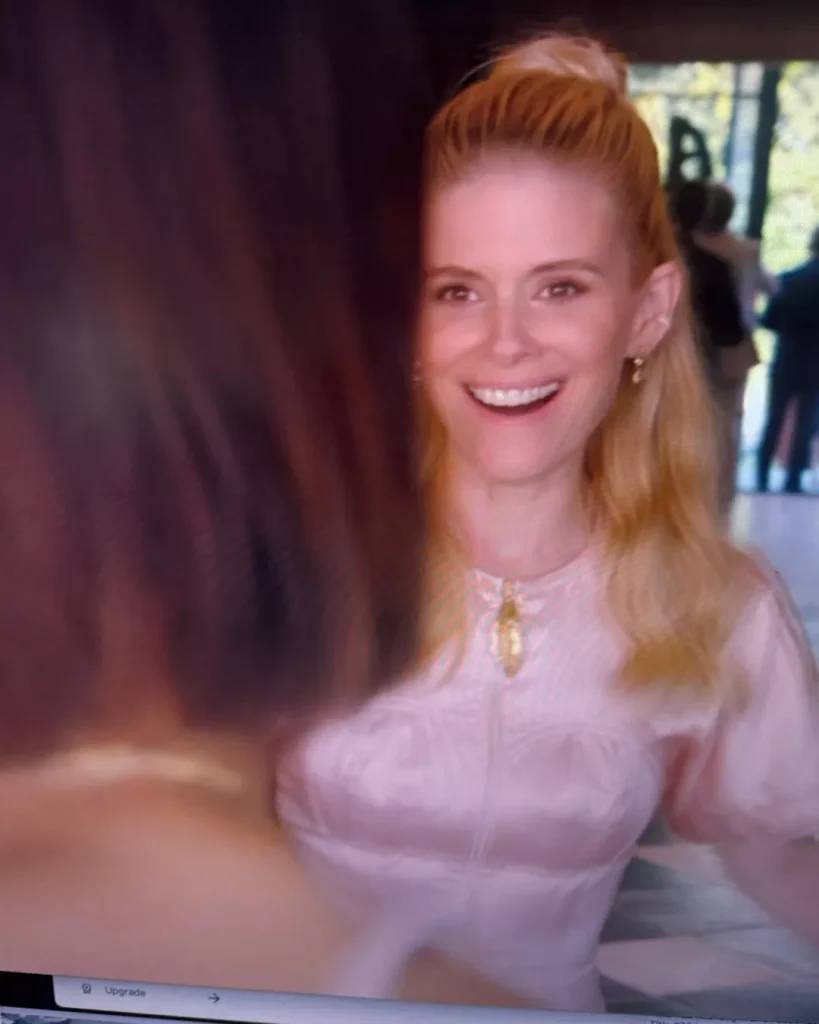 Nancy's Pink Satin Dress