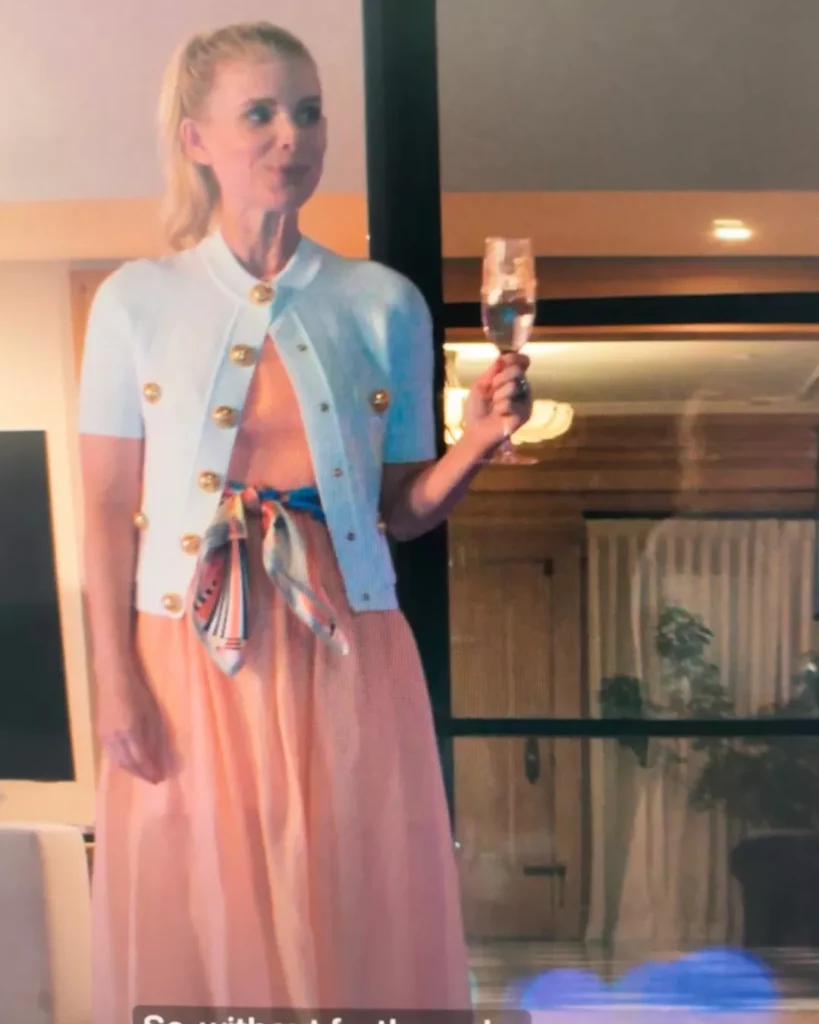 Nancy's White Sweater