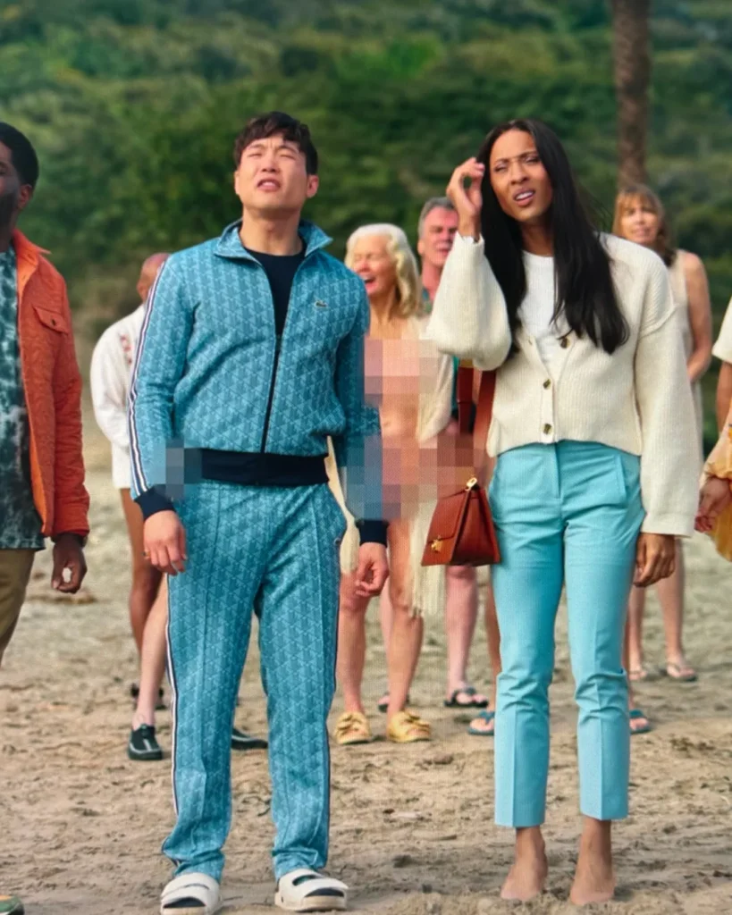 Nicholas' Blue Printed Tracksuit