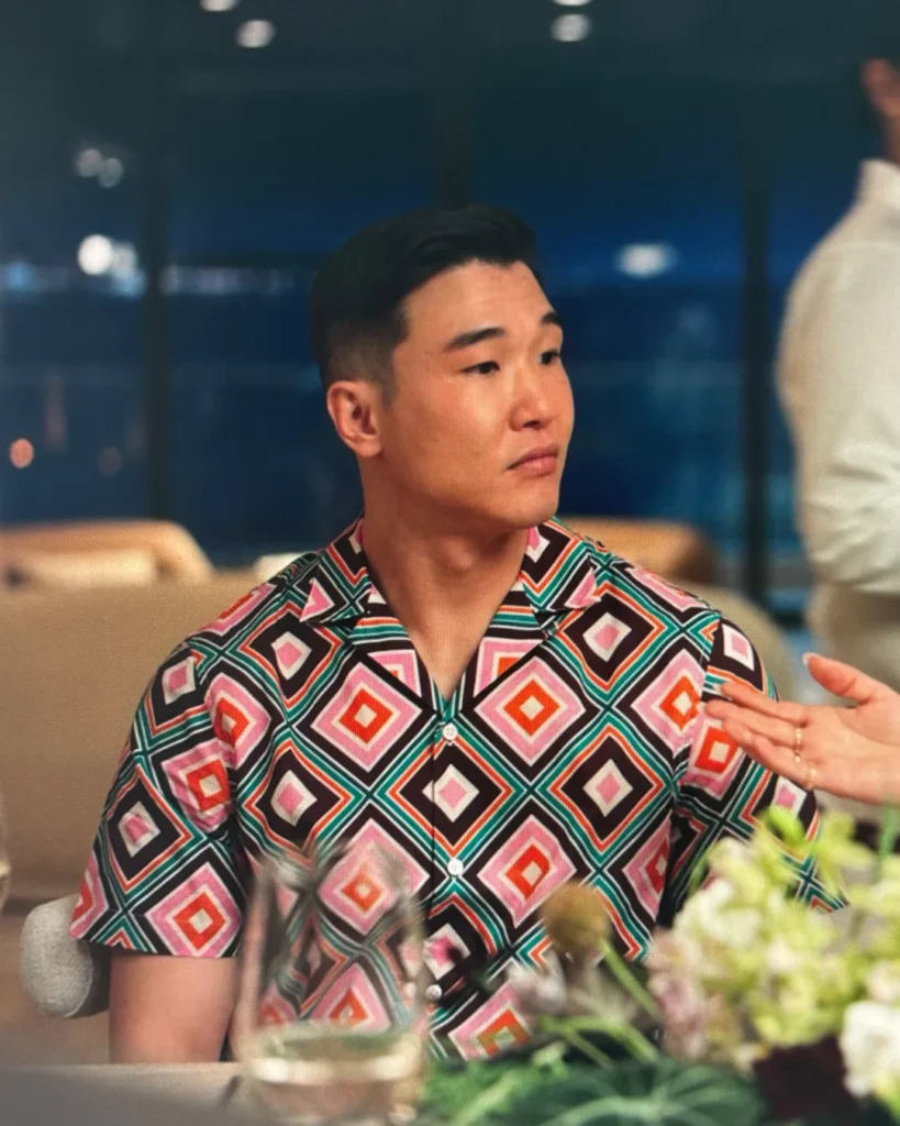 Nicholas' Geometric Pattern Shirt
