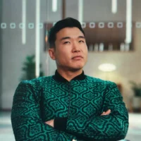 Nicholas' Green Brocade Jacket