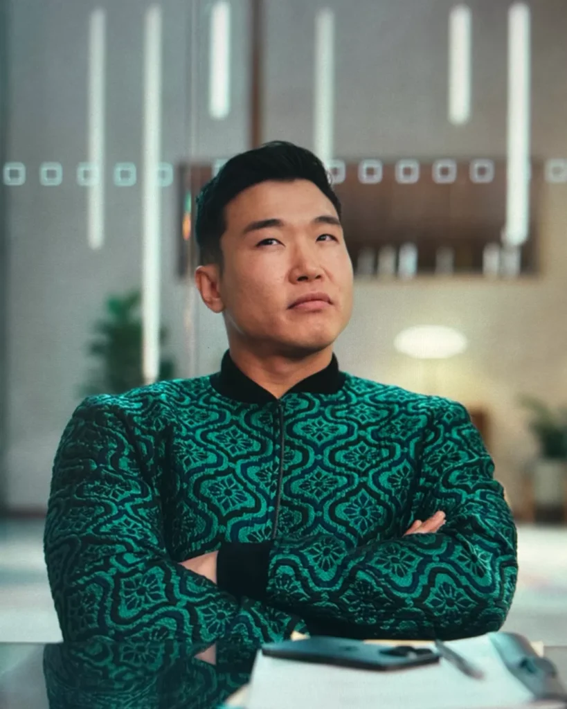 Nicholas' Green Brocade Jacket
