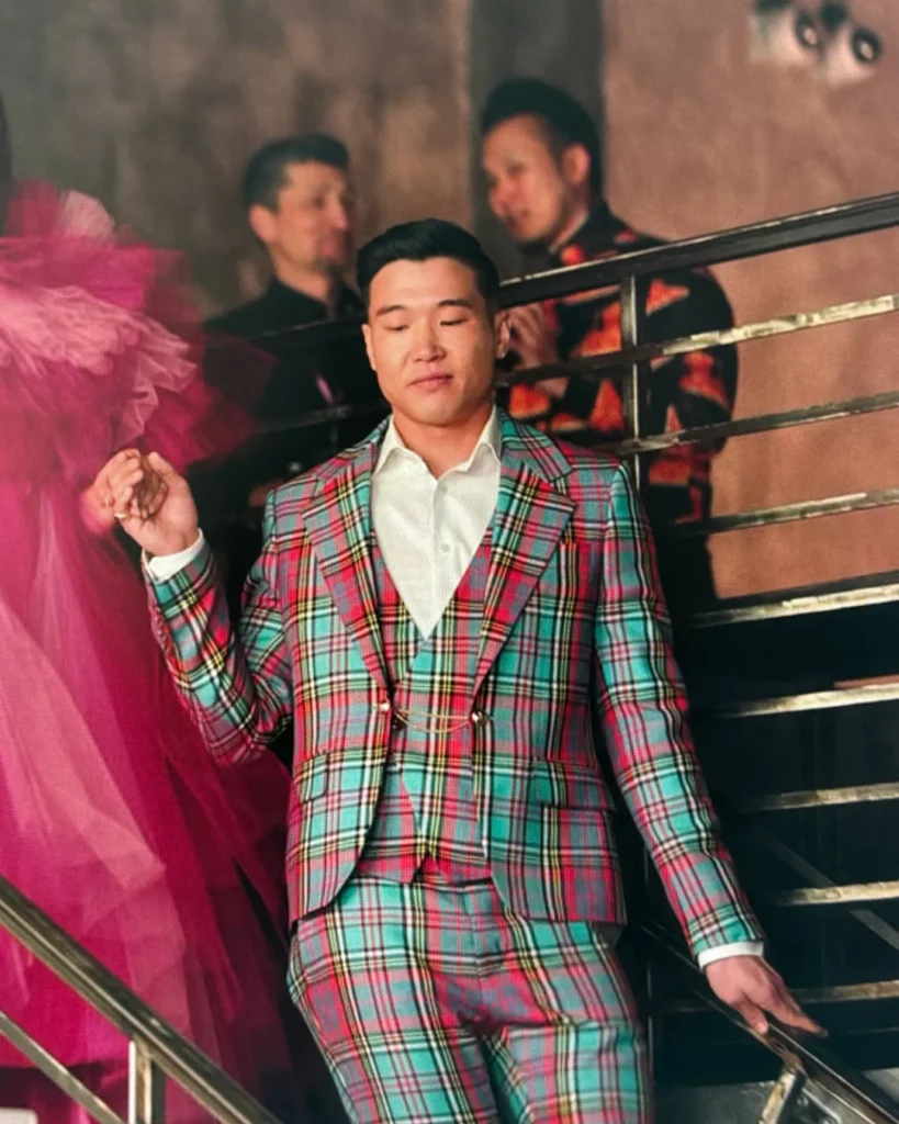 Nicholas' Plaid Jacket and Pants