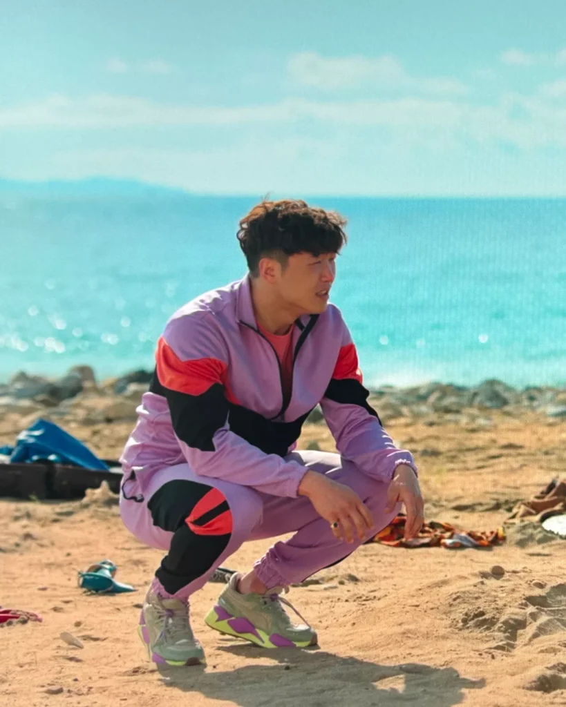 Nicholas' Purple Tracksuit