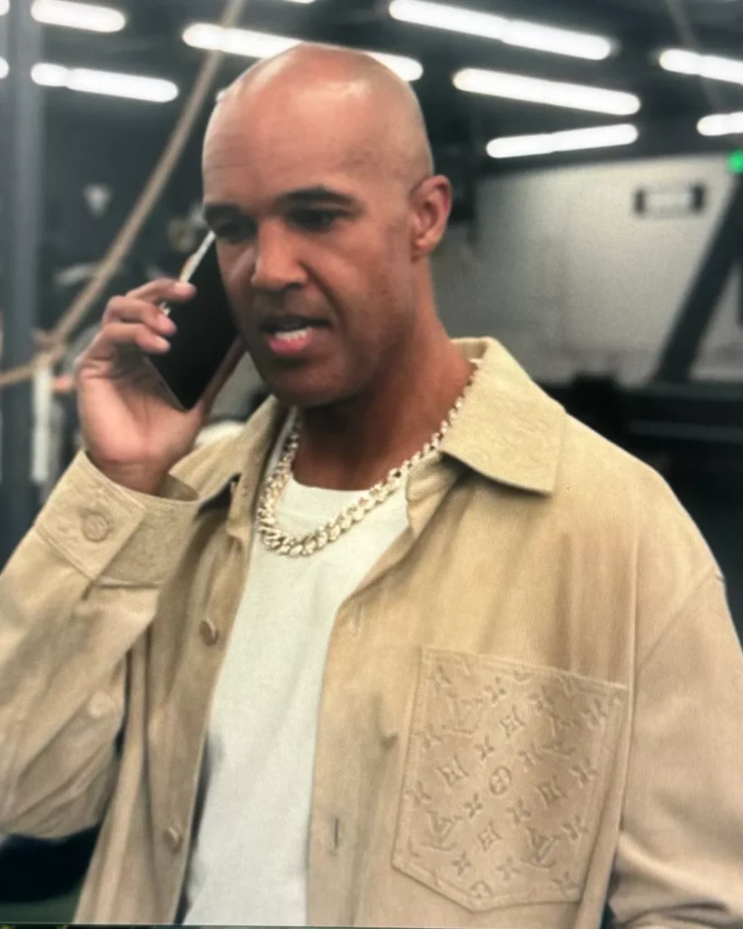 Nick's Beige Monogram Shirt