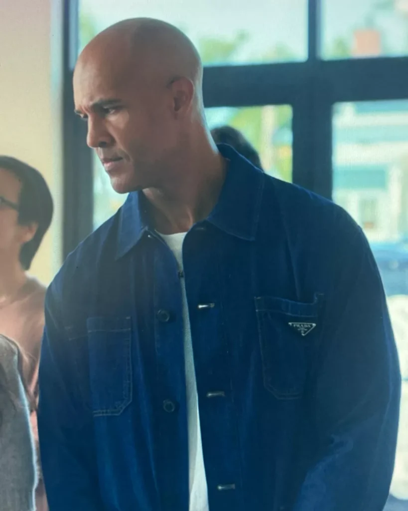 Nick's Denim Top on Your Friends & Neighbors S01E08