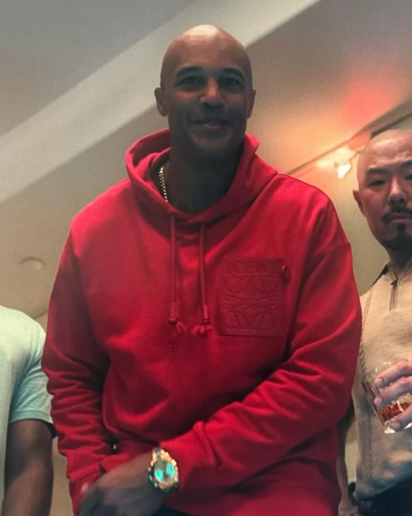 Nick's Red Hooded Sweatshirt on Your Friends & Neighbors S01E03