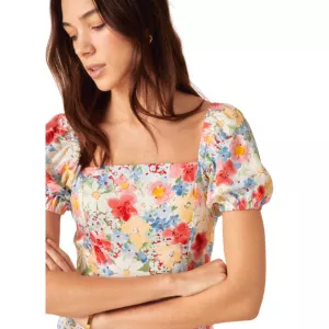 Nobody’s Child Floral Midi Dress