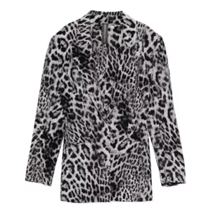 Norma Kamali Leopard-print blazer
