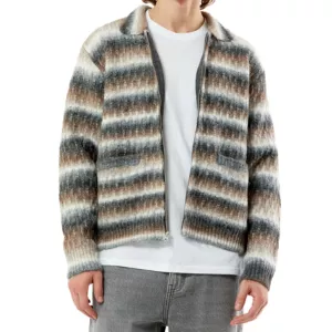 Obey Reggie Zip Up Cardigan