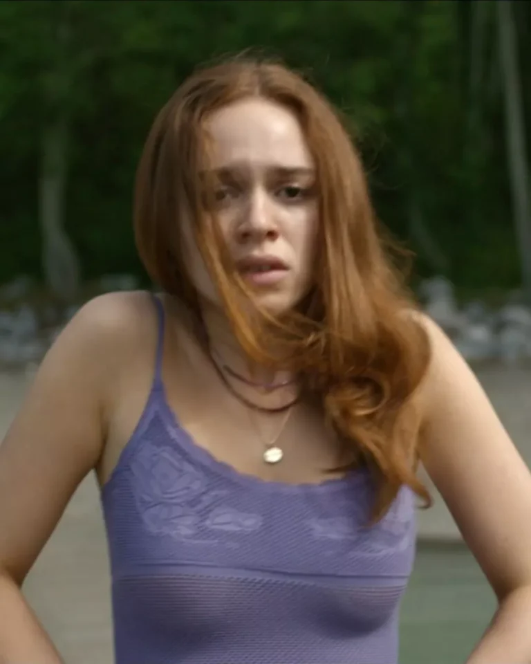 Percy's Purple Tank Top on Every Year After S01E01