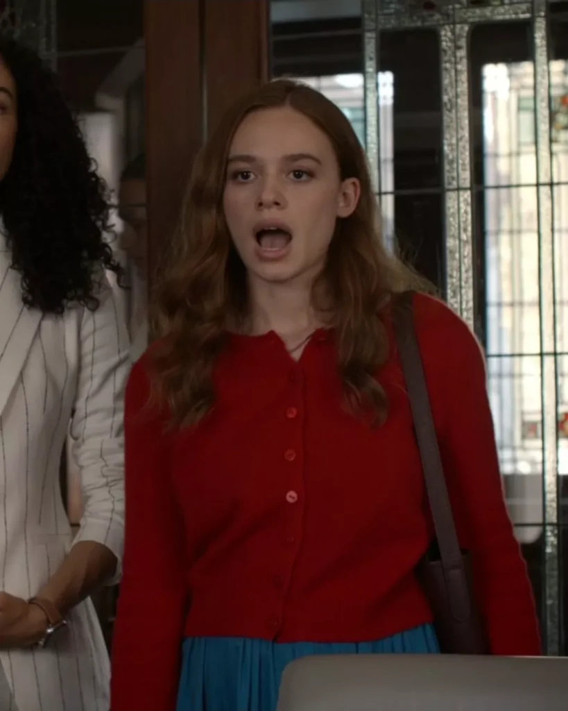 Percy's Red Cardigan