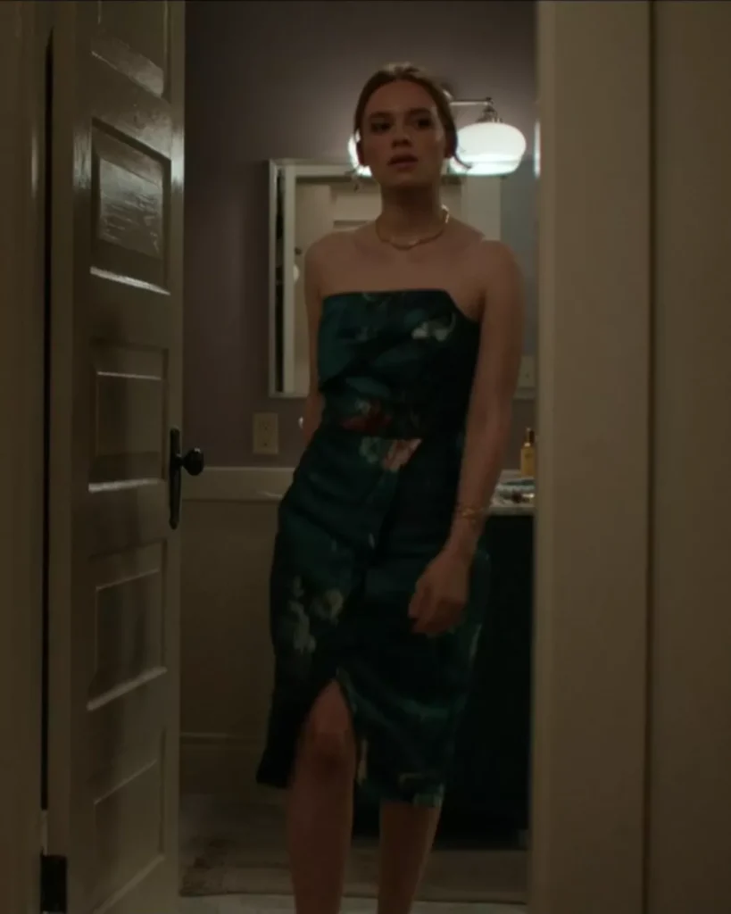 Percy's Strapless Midi Dress on Every Year After S01E01