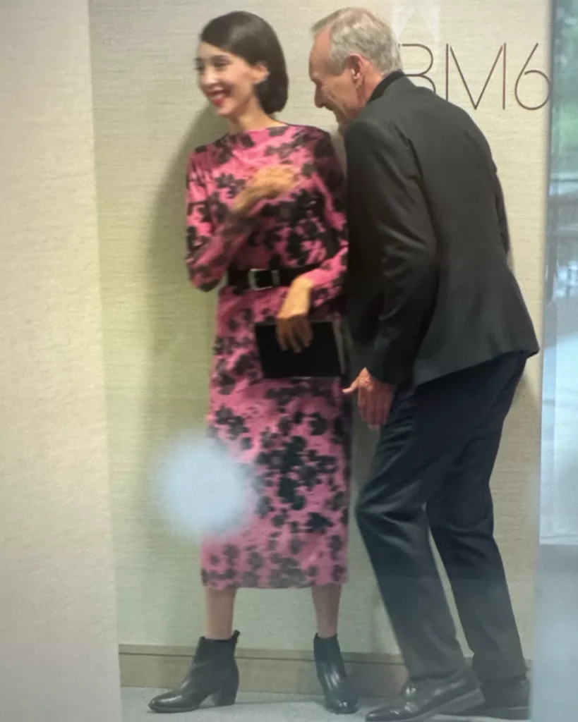 Ms. Kakes Pink Floral Midi Dress