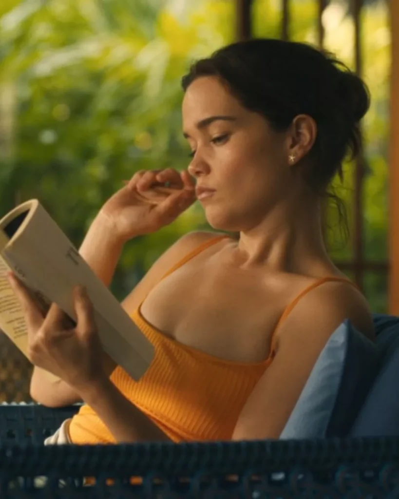 Piper’s Orange Swimsuit