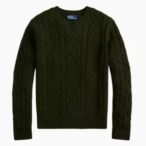 Polo Ralph Lauren Fisherman Cable-Knit Wool-Alpaca Sweater