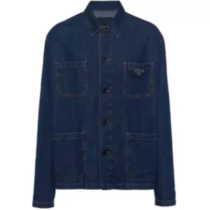 Prada patch-pocket denim jacket