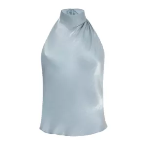 PRISCAVera Moonstone Low Back Halter Top