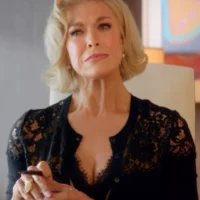 Rebecca's Black Lace Cardigan