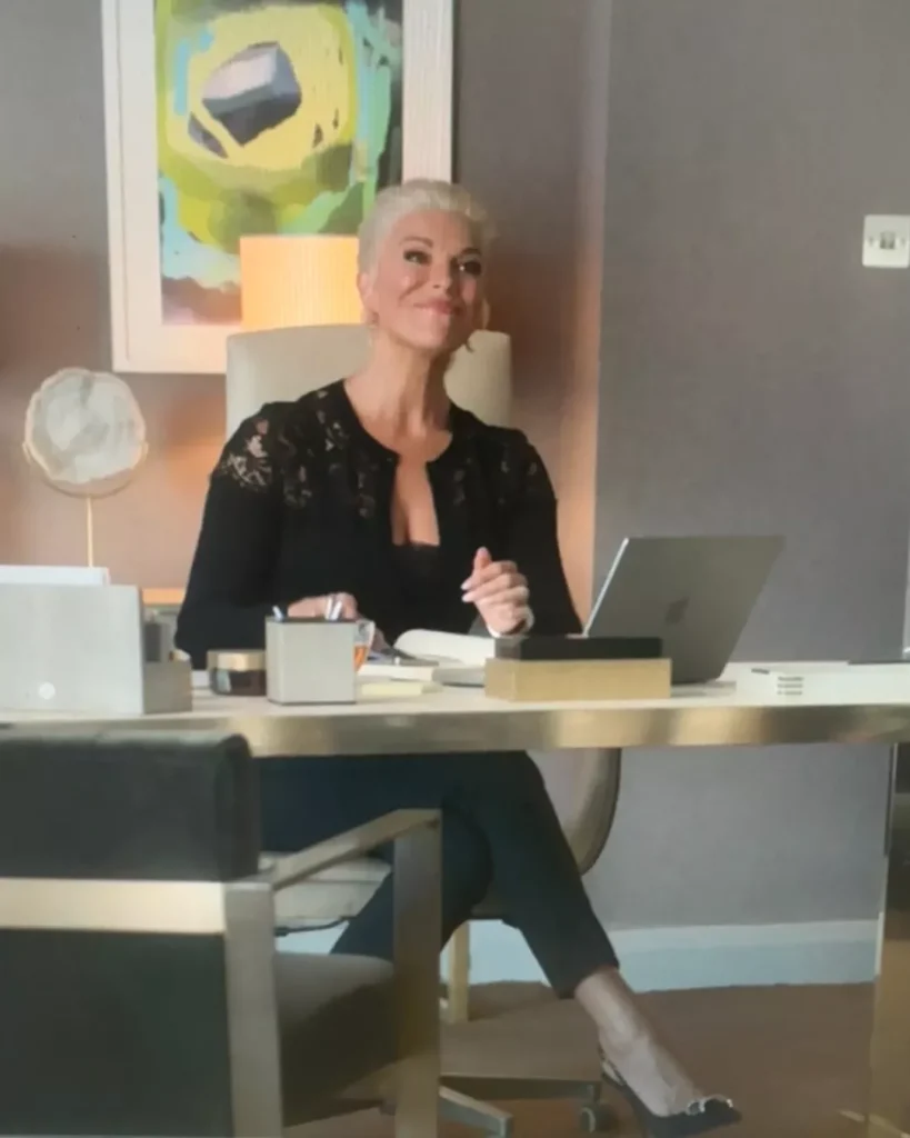 Rebecca's Black Lace Sweater