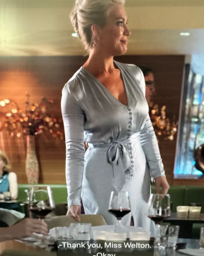 Rebecca's Blue Button Down Dress